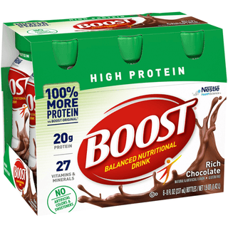 BOOST, HIGH PROTEIN CHOCOLATE 8OZ (6/PK 4PK/CS) | Quantity - 1x EA
