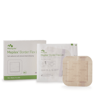 DRESSING, BORDER FLEX LITE 4"X4" (5/BX 10BX/CS) | Quantity - 1x CS
