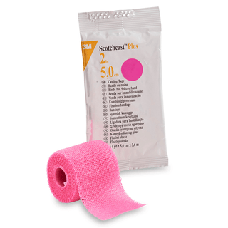 TAPE, CAST SCOTCHCAST 2"X4YDS BRT PNK (10/BX) 3MORTH | Quantity - 1x CS