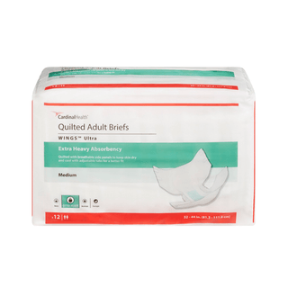 BRIEF, WINGS ULTRA QUILTED MED(12/BG 8BG/CS) | Quantity - 1x BG