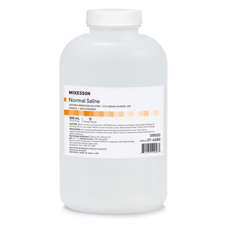 SALINE, IRR SOL 0.9% 500ML (18/CS) MGM37 | Quantity - 1x EA
