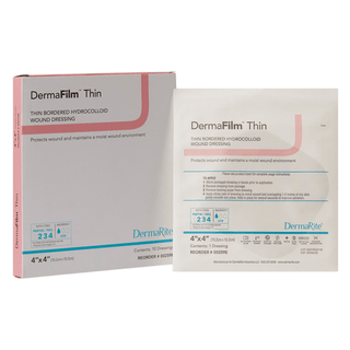 DRESSING, DERMAFILM W/BORDER THIN 4"X4" (10/BX) | Quantity - 1x EA