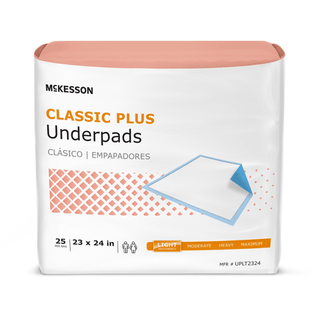 UNDERPAD, LIGHT ABSRB 23X24 (25/BG 8BG/CS) | Quantity - 1x CS