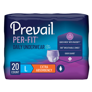 UNDERWEAR, PREVAIL PER-FIT WO EN 44"-58" LG (18/BG 4BG/CS) | Quantity - 1x BG