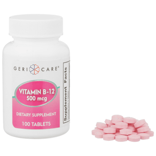 VITAMIN B-12, TAB 500MCG (100/BT 12BT/CS) | Quantity - 1x BT