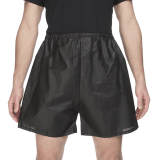 SHORTS, BOXER SPA DISP BLK LG-XLG (50/CS) | Quantity - 1x EA