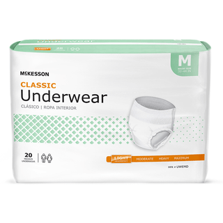 UNDERWEAR, CLASSIC MED 32-44 (20/BG 4BG/CS) | Quantity - 1x CS