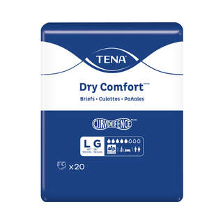 BRIEF, INCONT TENA DRY COMFORTLG (20/PK 4PK/CS) | Quantity - 1x PK