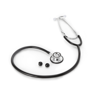 STETHOSCOPE, DUAL HEAD BLK | Quantity - 1x EA
