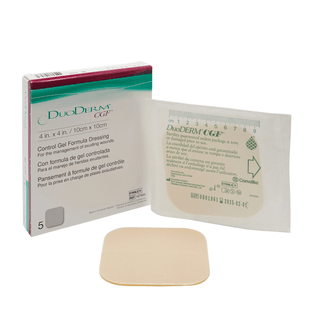 DRESSING, DUODERM CGF STR 4"X4" (5/BX 20BX/CS) | Quantity - 1x BX