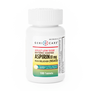 ASPIRIN, TAB ENTERIC LOW DOSE 81MG (100/BT 12BT/CS) | Quantity - 1x CS