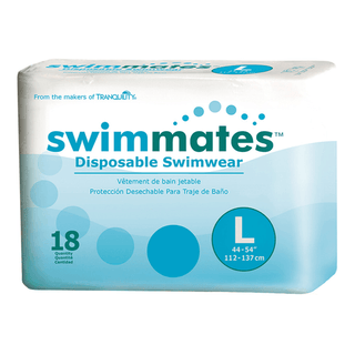 BRIEF, INCONT ADLT DISP SWIM MATE LG (18/BG 4BG/CS) | Quantity - 1x CS