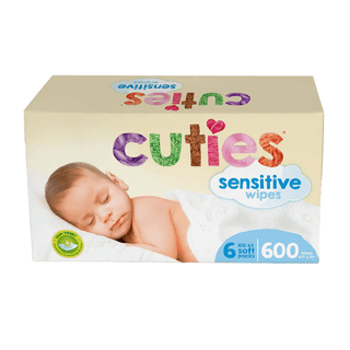 WIPES, QUITED BABY CUTIES SENSITIVE UNSCENTED (72/PK 12PK/CS | Quantity - 1x PK