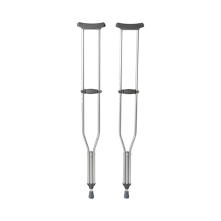 CRUTCH, ALUM PSH-BTN ADJ TALL ADLT 350LB (8PR/CS) | Quantity - 1x CS