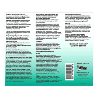 WIPE, DISINF PROTEX ULTRA 7"X9.5" (75/CN 8CN/CS) | Quantity - 1x CN