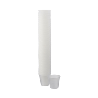 CUP, GALAXY PLAS TRANS RIBBD 3.5OZ (100/SL 25SL/CS) | Quantity - 1x CS