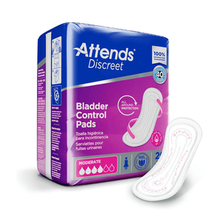 PAD, BLADDER CNTRL ATTENDS DISCREET MODERATE (20/BG 10BG/CS) | Quantity - 1x BG