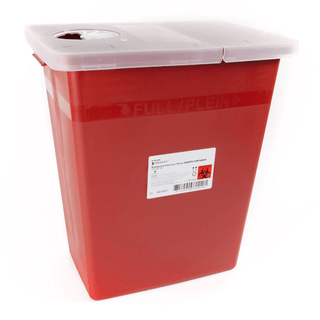 CONTAINER, SHARPS RED 8GL STACKABLE (10/CS) | Quantity - 1x EA