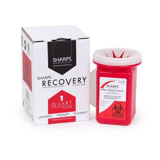 CONTAINER, SHARPS MAILBACK 1QT(12/CS) | Quantity - 1x CS