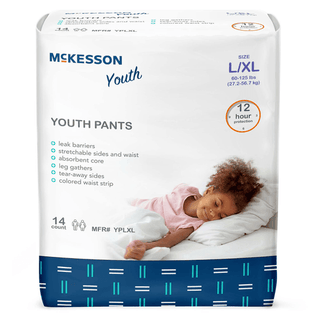 UNDERWEAR, PULL-ON YOUTH LG/XLG 60-125LB (14/BG 4BG/CS) | Quantity - 1x BG