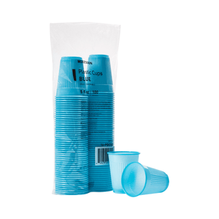 CUP, DRINKING PLASTIC BLU 5OZ (100/SL 25SL/CS) | Quantity - 1x SL