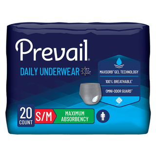UNDERWEAR, PREVAIL MEN 28"-40"SM/MED (20/BG 4BG/CS) | Quantity - 1x CS