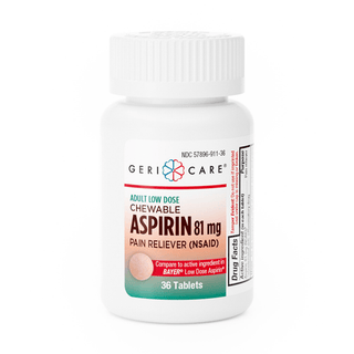 ASPIRIN, CHEW 81MG (36/BT 12BT/CS) | Quantity - 1x BT