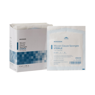 SPONGE, GAUZE 12PLY STR 2'S 4"X4" (2/PK 25PK/BX 24BX/CS) | Quantity - 1x BX