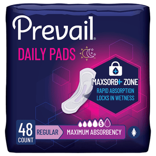 PAD, INCONT PREVAIL MAX BLADDER CNTRL (48/PK 4PK/CS) | Quantity - 1x CS