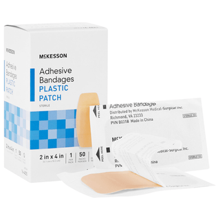 BANDAGE, ADHSV SHR PTCH 2X4 STR LF(50/BX 24BX/CS) | Quantity - 1x BX