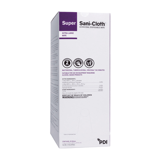 WIPE, SANICLOTH GERMICIDE 11 3/4"X11 1/2" (50/SL) | Quantity - 1x CS