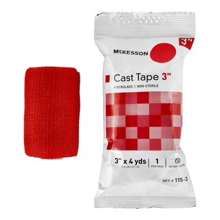 TAPE, CAST RED LF 3"X4YDS (10RL/BX) | Quantity - 1x BX