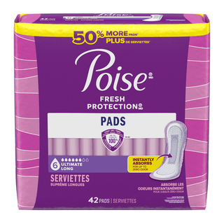 PAD, POISE ULTIMT ABSORB BULK PK LNG LNTH (42/PK 2PK/CS) | Quantity - 1x CS