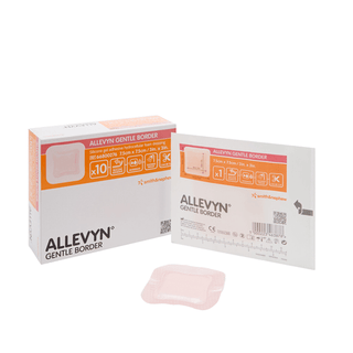 DRESSING, ALLEVYN GENTLE BRDR 3"X3" (10/BX 4BX/CS) | Quantity - 1x BX