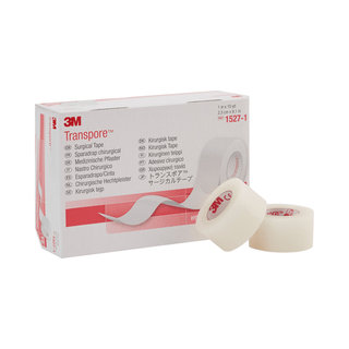 TAPE, ADHSV TRANSPORE 1"X10YDS(12RL/BX) 3M | Quantity - 1x CS