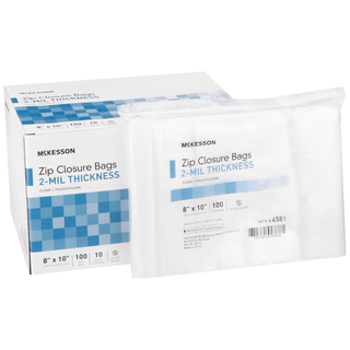 BAG, ZIP LOCK 8X10" (100/PK 10PK/BX 3BX/CS) | Quantity - 1x PK