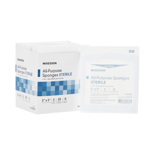 SPONGE, UNIV STR 2X2 4PLY LF (2/PK 25PK/BX 60BX/CS | Quantity - 1x BX