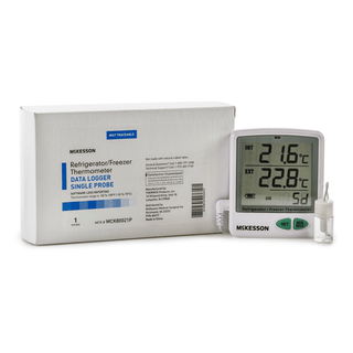 THERMOMETER, REFRIG/FRZR DATA LOGGER SNGL PROBE | Quantity - 1x EA
