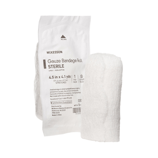BANDAGE ROLL, GAUZE FLUFF STR 4.5"X4.1YDS (100RL/CS) | Quantity - 1x CS