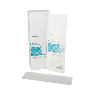 DRESSING, ISLAND BORDER-GAUZE STR LF 4X14"(25/BX 4BX/CS) | Quantity - 1x CS