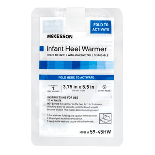 WARMER, HEEL INF 3.75"X5.5" LF(25/BX 4BX/CS) | Quantity - 1x EA
