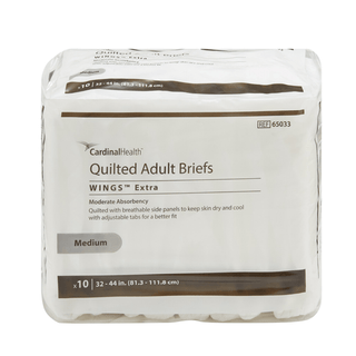 BRIEF, SIMPLICITY QUILTED ADLTMODERATE ABS (10/BG KENICO | Quantity - 1x CS