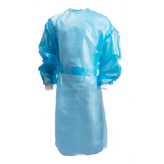GOWN, CHEMO FULL BCK HOOK&LOOPCLSR AAMI 2LG (10/BG 3BG/CS) | Quantity - 1x BG