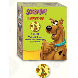 BANDAGE, ADH SPOT SCOOBY DOO 7/8" (100/BX 24BX/CS DERSCI | Quantity - 1x BX