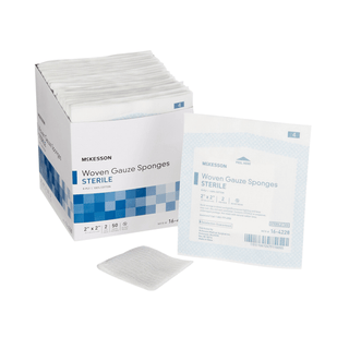 SPONGE, GAUZE 8PLY STR 2"X2" (2/PK 50PK/BX 30BX/CS) | Quantity - 1x BX