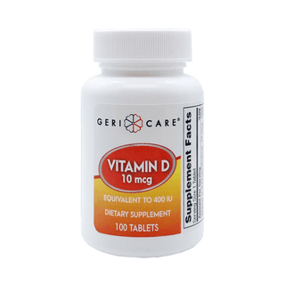 VITAMIN D, TAB 10MCG 400IU (100/BT) | Quantity - 1x BT
