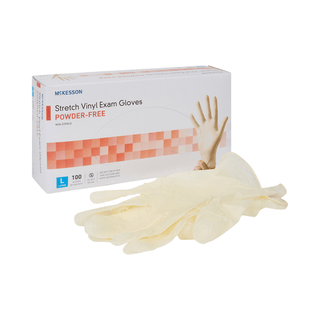 GLOVE, EXAM VNYLSTRCH LG N/S (100/BX 10BX/CS) | Quantity - 1x CS