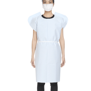 GOWN, EXAM T/P/T F/B OPN BLU 30X42 (50CS) | Quantity - 1x CS