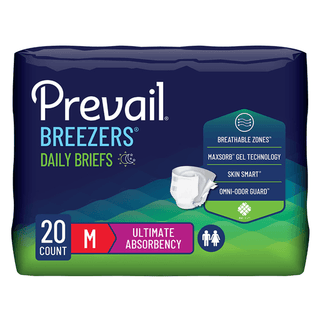 BRIEF, INCONT PREVAIL BREEZERSSZM (20/PK 4PK/CS) | Quantity - 1x CS