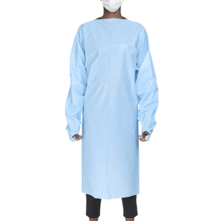 GOWN, PROT OVER THE HEAD AAMI LVL2 POLY BLU (75/CS) | Quantity - 1x CS
